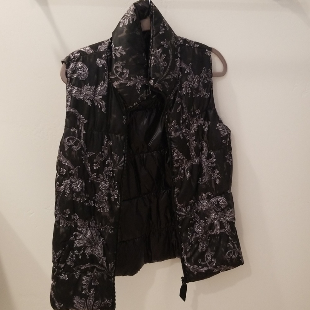 Betsey Johnson puffer coat reversible
